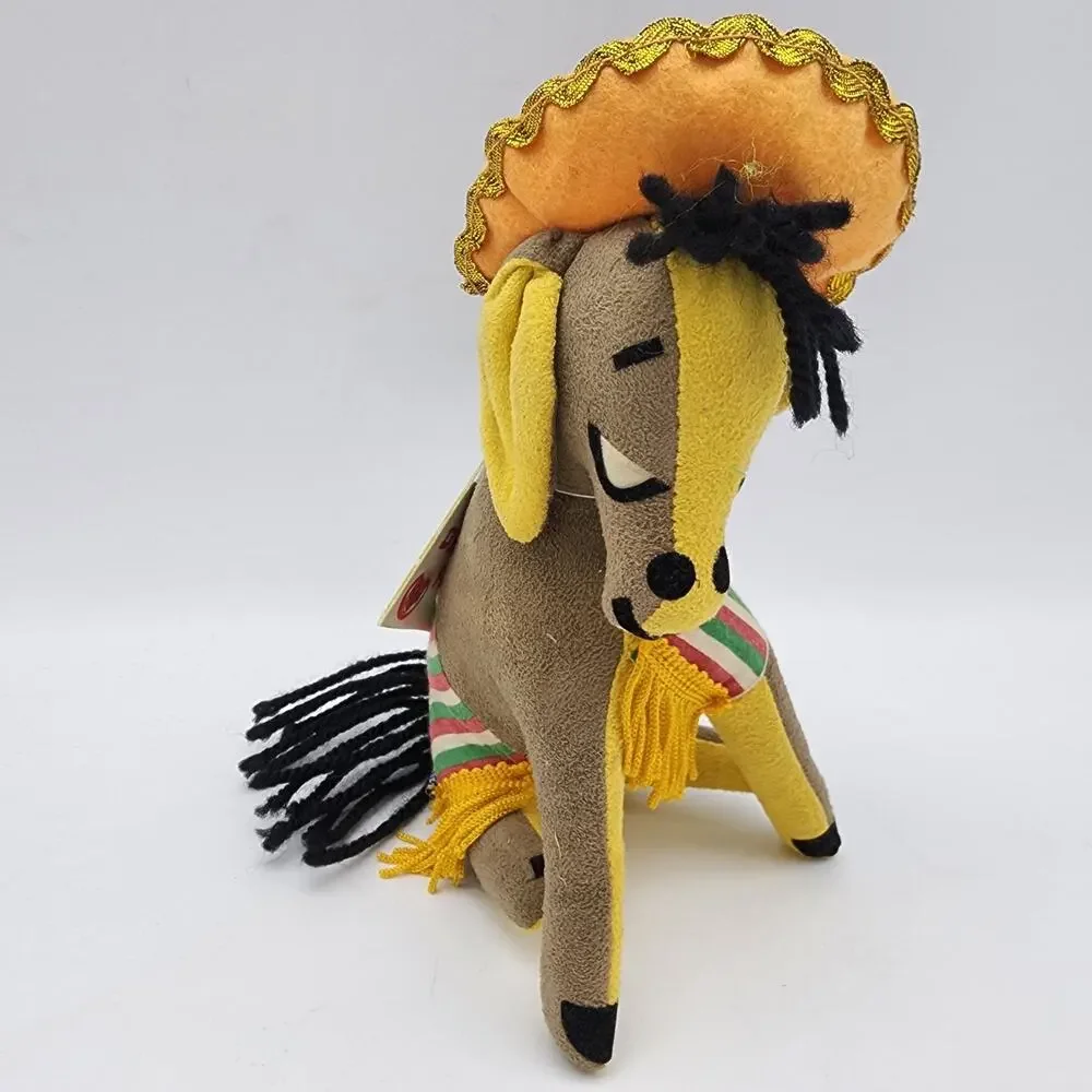 Vintage Dakin Dream Pets Pancho Donkey Mule Plush 7